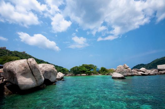 Idylic islands Ko Nang Yuan in Thailand