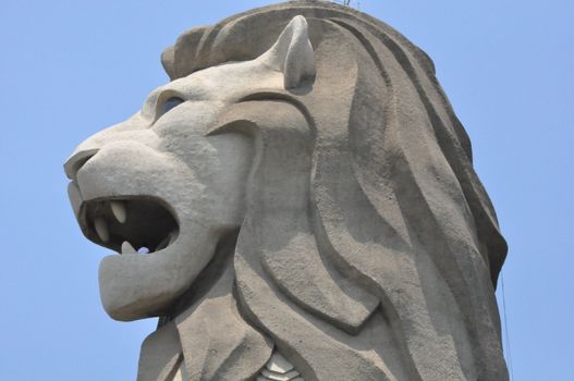 Merlion on Sentosa Island in Singapore