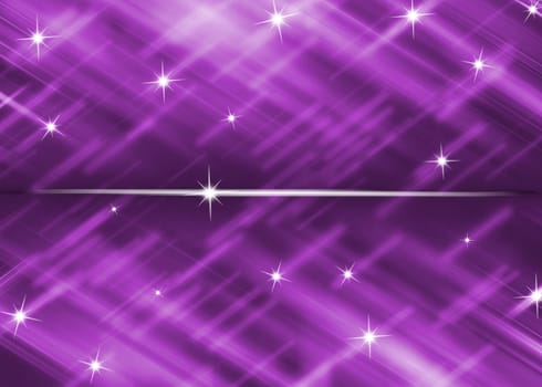Violet background with star glitter abstract