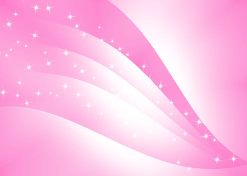 Abstract curve texture with pink background