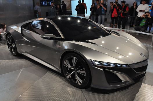 Acura NSX Concept Car at the 2012 Los Angeles Auto Show