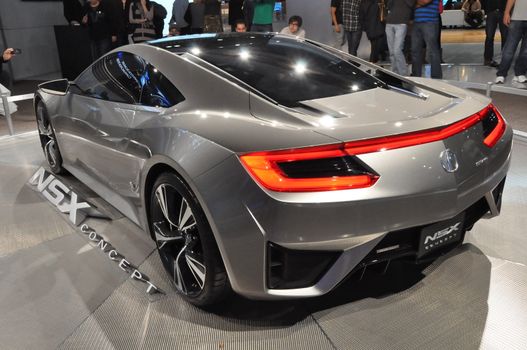 Acura NSX Concept Car at Auto Show