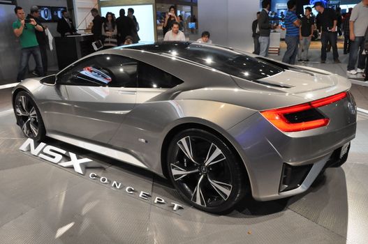 Acura NSX Concept Car at Auto Show