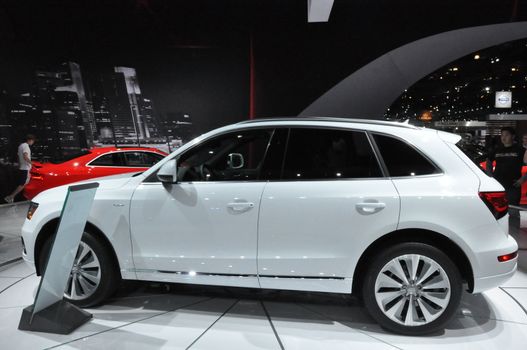 Audi Q5 at the Auto Show