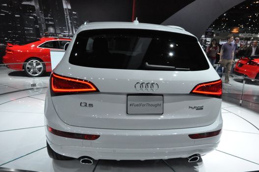 Audi Q5 at the Auto Show