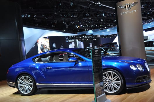 Bentley Continental GT at Auto Show