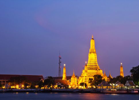 Wat Arun in bangkok of thailand