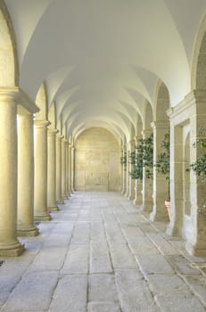 Mediterranean court of columns