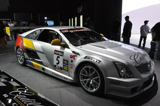 Cadillac CTS-V Race Car at Auto Show