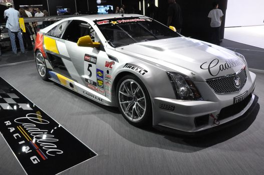 Cadillac CTS-V Race Car at Auto Show