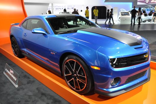 Chevy Camaro at Auto Show