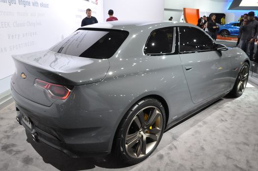 Chevy Code 130R Car at Auto Show