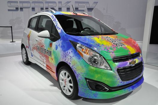 Chevy Spark at Auto Show
