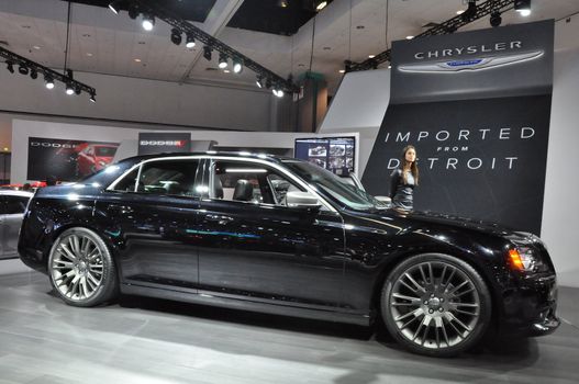 Chrysler 300 Sedan at Auto Show