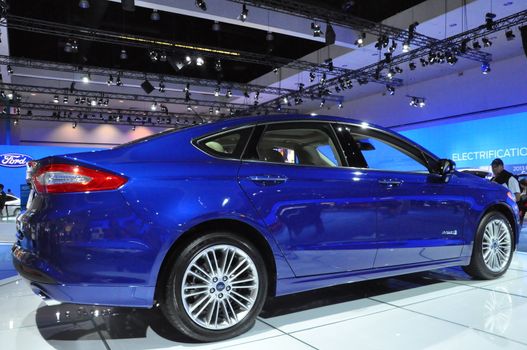 Ford Fusion Hybrid at 2012 Los Angeles Auto Show