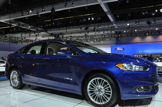 Ford Fusion Hybrid at 2012 Los Angeles Auto Show