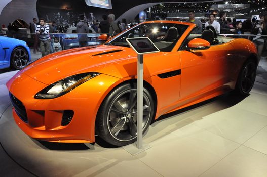 Jaguar F-Type at Auto Show