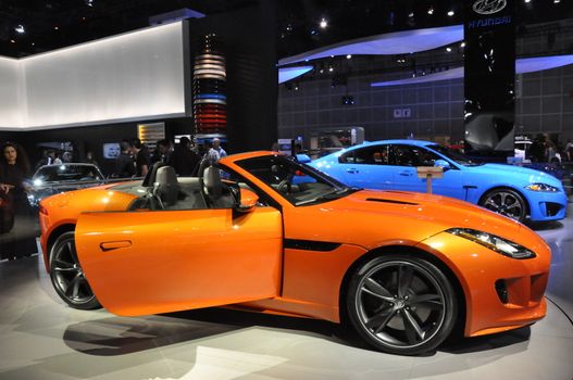 Jaguar F-Type at Auto Show