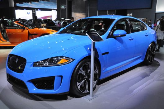 Jaguar XF at Auto Show