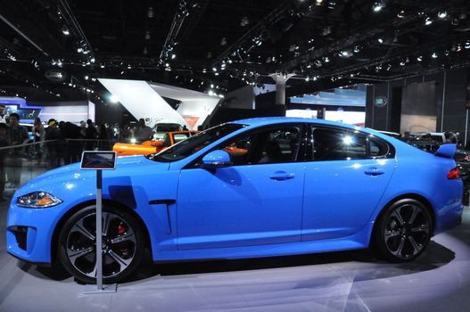 Jaguar XF at Auto Show