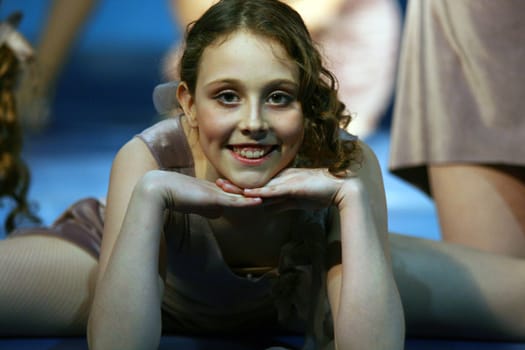 Zrenjanin, Serbia, March 23, 2013: A contestant at Serbian Open Dance Competition in Zrenjanin, Serbia. Photo taken on March 23, 2013