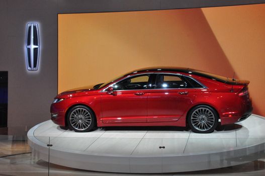 Lincoln MKZ at the 2012 Los Angeles Auto Show