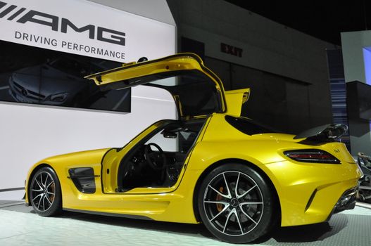 Mercedes SLS AMG at the 2012 Los Angeles Auto Show