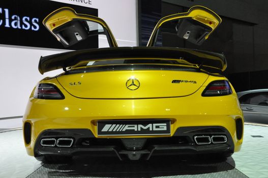 Mercedes SLS AMG at the 2012 Los Angeles Auto Show