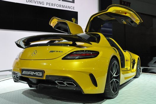 Mercedes SLS AMG at the 2012 Los Angeles Auto Show