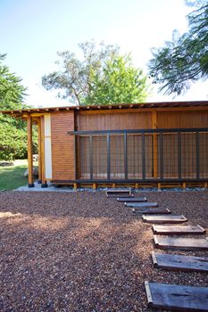 small wooden house in Japanese style