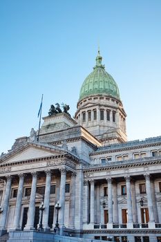 Building of Congress  in Buenos Aires, Argentina