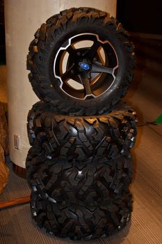 jeep wheel in the Thailand motorbike festival