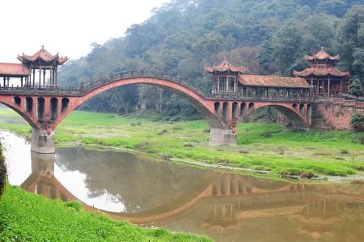 A traditional Chinese ancient bridge