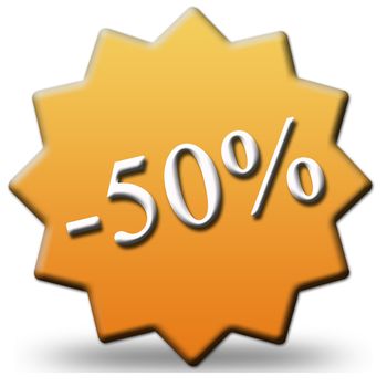 50 percent discount