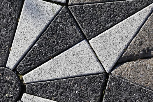 Flor textured background mosaic