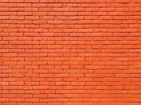 Painted brick wall, perfect as a background or texture