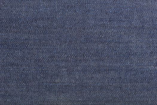 Texture of blue jeans textile close up
