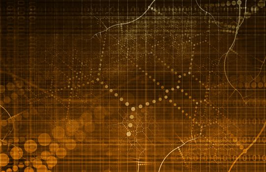 Futuristic Abstract as a Technology Background Art