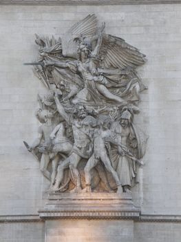 Arc De Triomphe in Paris, France
