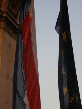 Arc De Triomphe in Paris, France