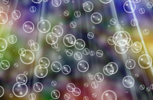 abstract bubbles texture and colorful background
