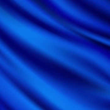 Beautiful Blue Satin. Drapery Background