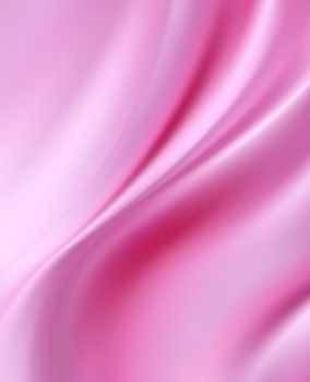 Pink Silk Fabric for Drapery Abstract Background