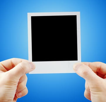 Photo (instant) isolated on white background