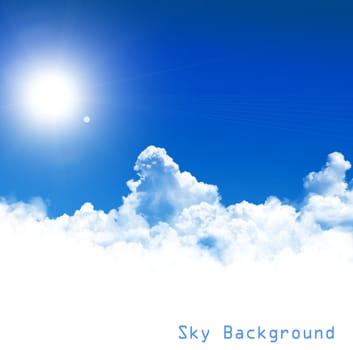 blue sky background