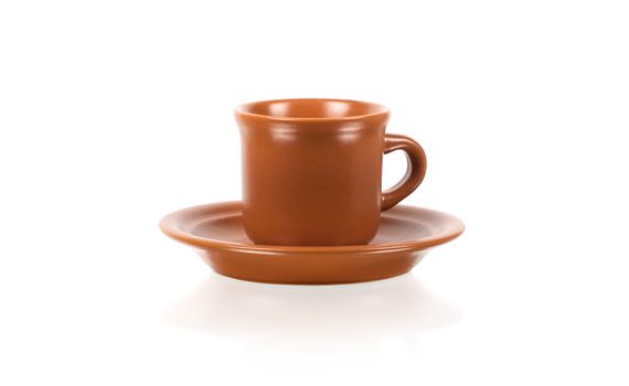 Coffee cup isolated on white