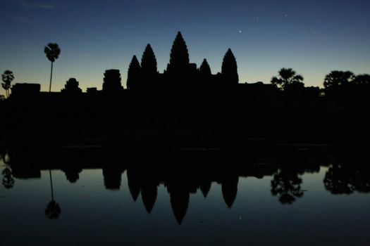 Angkor Wat temple at sunrise, Siem Reap, Cambodia