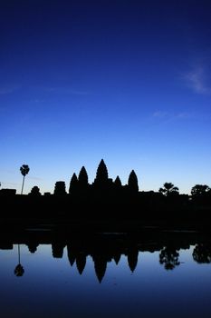 Angkor Wat temple at sunrise, Siem Reap, Cambodia