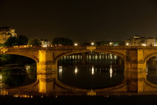 Florence - Ponte Santa Trìnita. View from Ponte Vecchio.