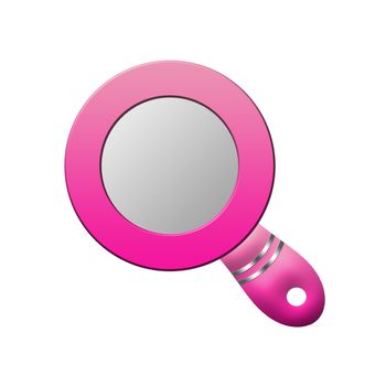 Pink mirror logo